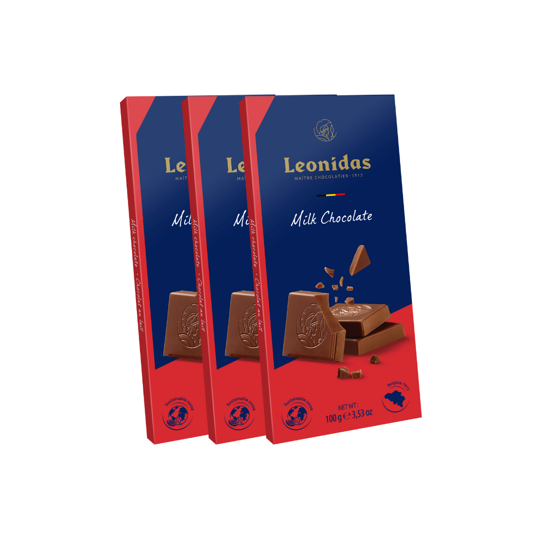 Milk Chocolate Tablet - leonidasbrighton.co.uk - Leonidas Brighton
