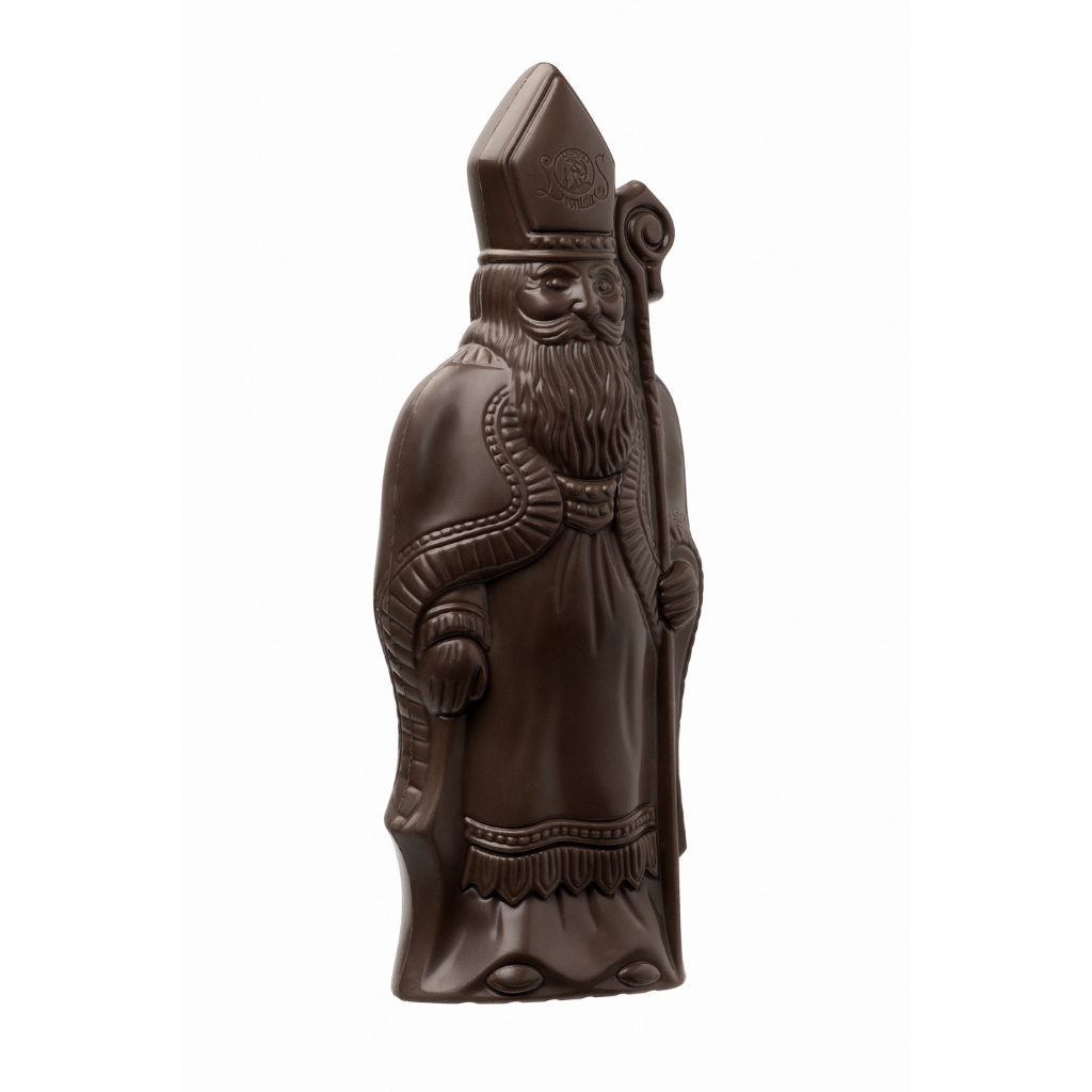 St Nicholas Dark Chocolate Figure 100g - leonidasbrighton.co.uk - Leonidas Brighton