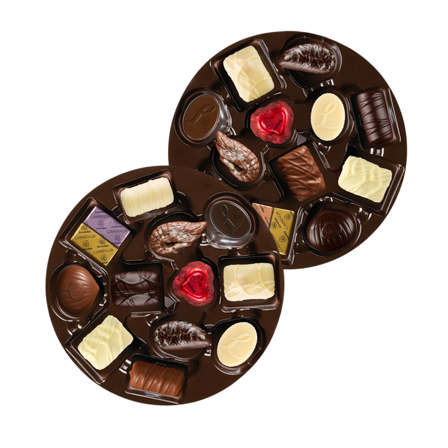 Leonidas Praline Only Round Gift Box - 26 Pralines - leonidasbrighton.co.uk - Leonidas Brighton