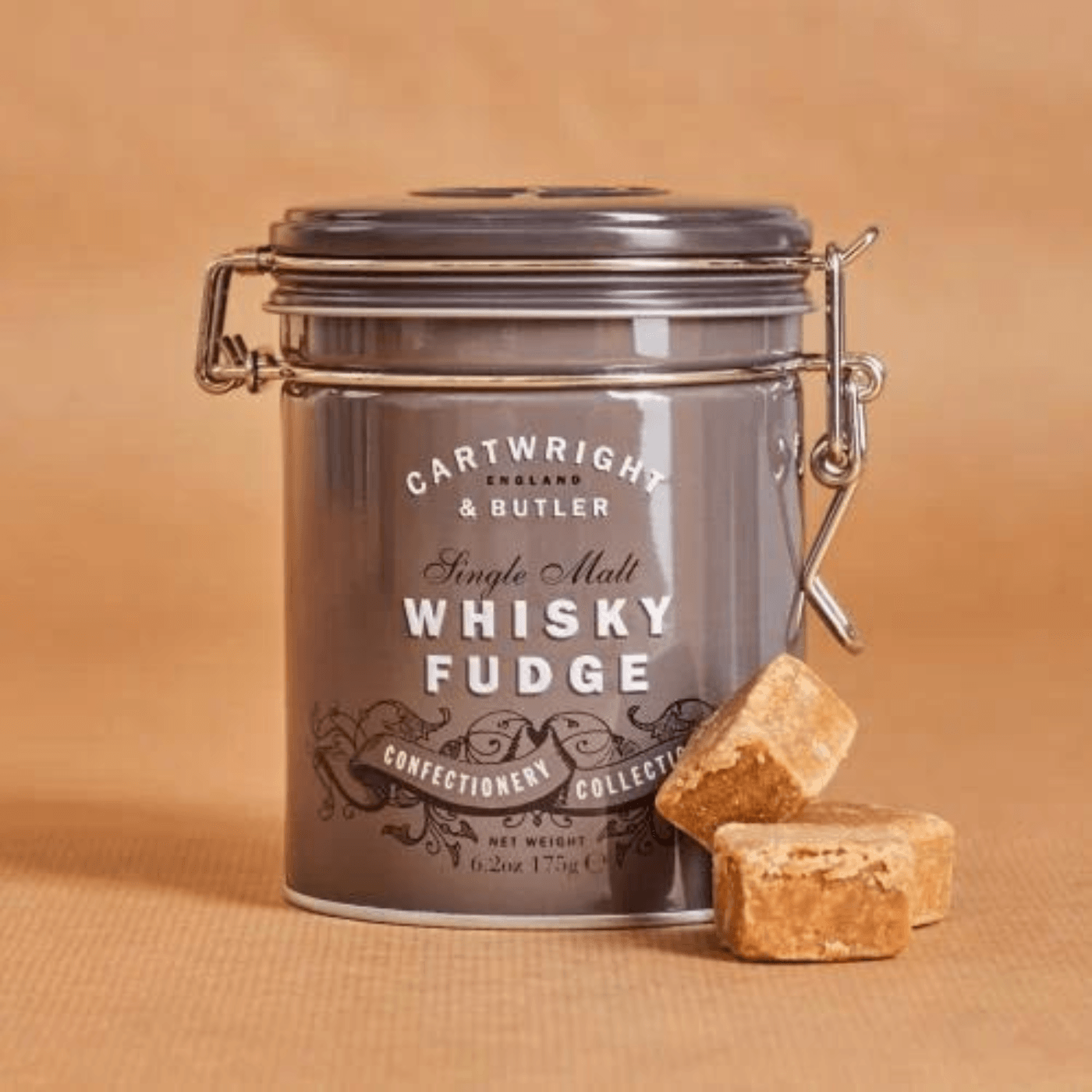 Cartwright & Butler Whisky Fudge Tin - leonidasbrighton.co.uk - Leonidas Brighton