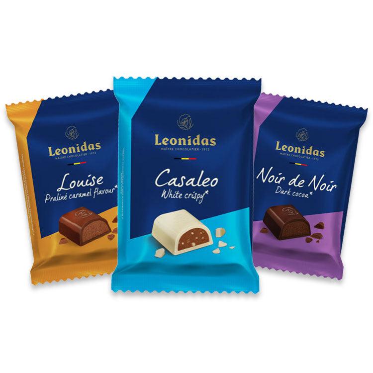 Trio Chocolate Bars 'Casaleo & Louise & Noir de Noir' 75gx3 - leonidasbrighton.co.uk - Leonidas Brighton