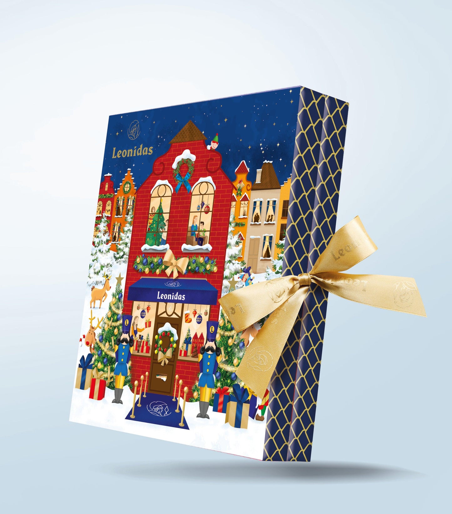 Luxury Christmas Advent Calendar - 24 Assorted Chocolates - leonidasbrighton.co.uk - Leonidas Brighton