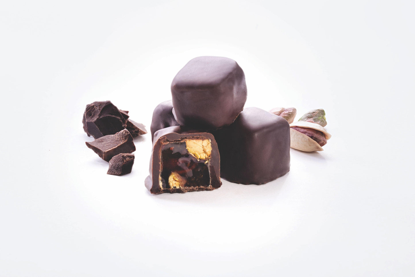 Divan Archeology Turkish Delight Dark Chocolate Coated Pistachio - leonidasbrighton.co.uk - Leonidas Brighton
