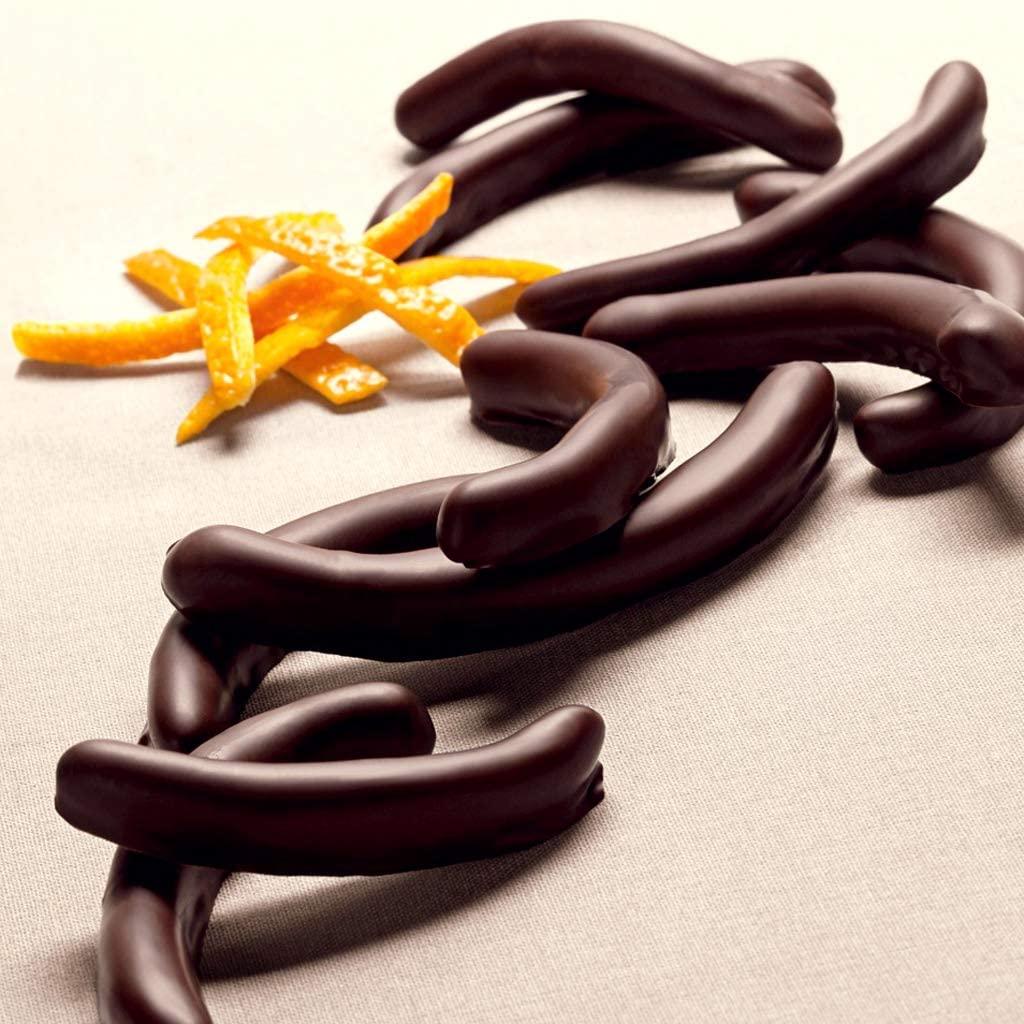 Leonidas Dark Chocolate Orangettes in Ballotin Box - leonidasbrighton.co.uk - Leonidas Brighton