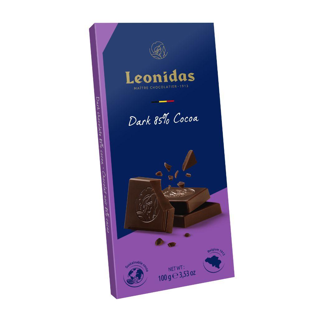 85% Dark Chocolate Tablet - leonidasbrighton.co.uk - Leonidas Brighton