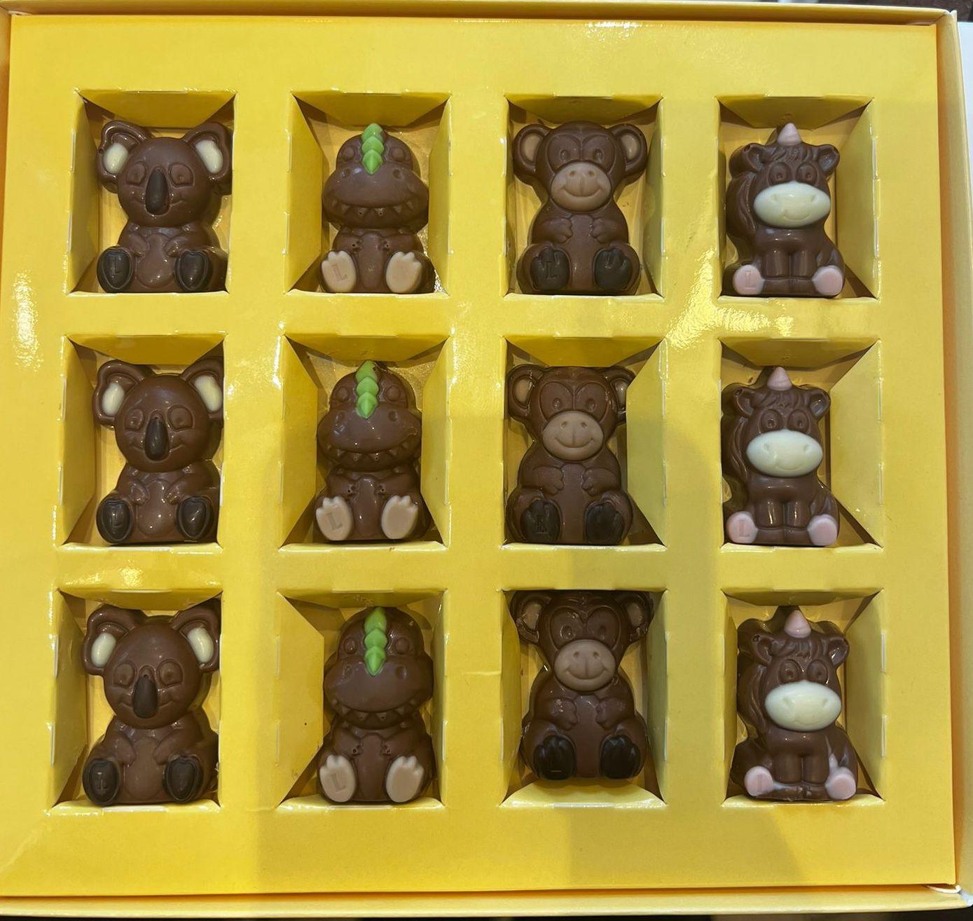Kids Animal Figurine Box - 12 Chocolates - leonidasbrighton.co.uk - Leonidas Brighton