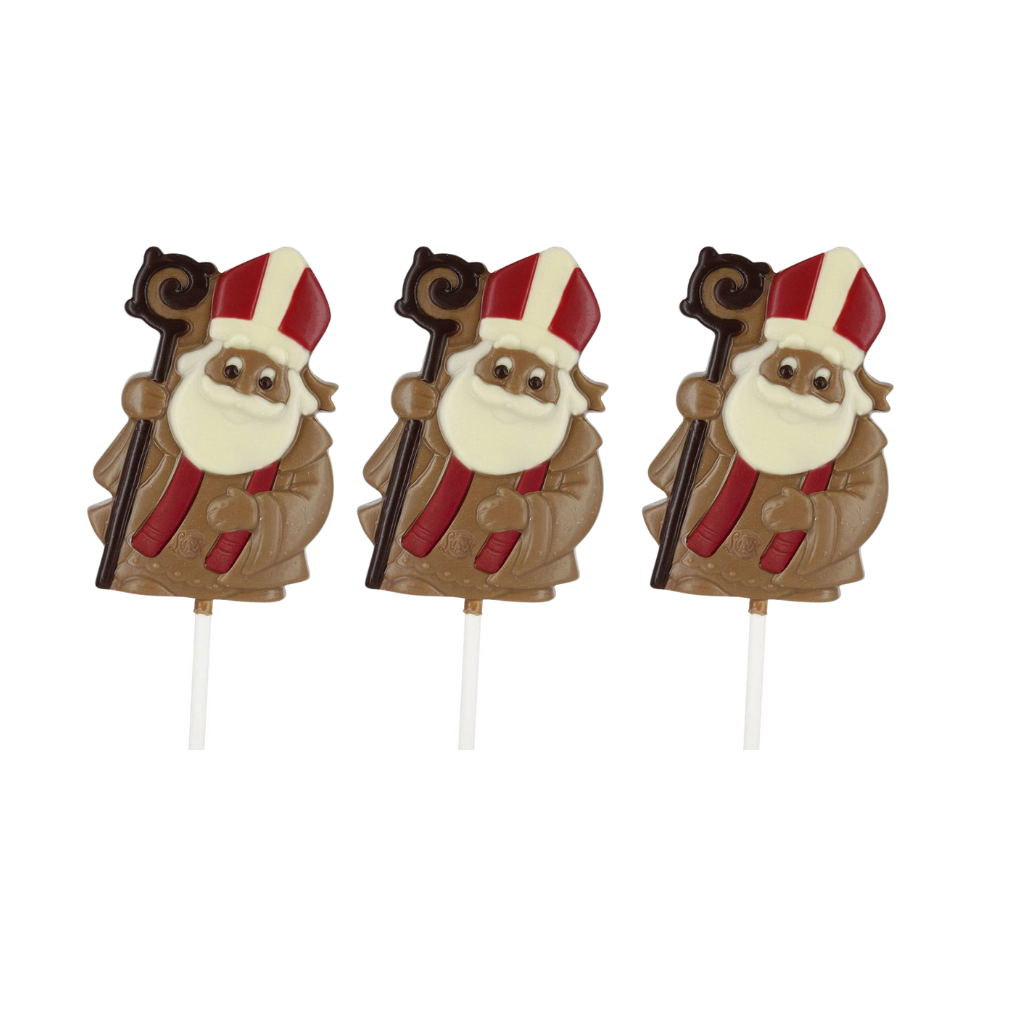 St Nicholas Chocolate Lollipop - leonidasbrighton.co.uk - Leonidas Brighton