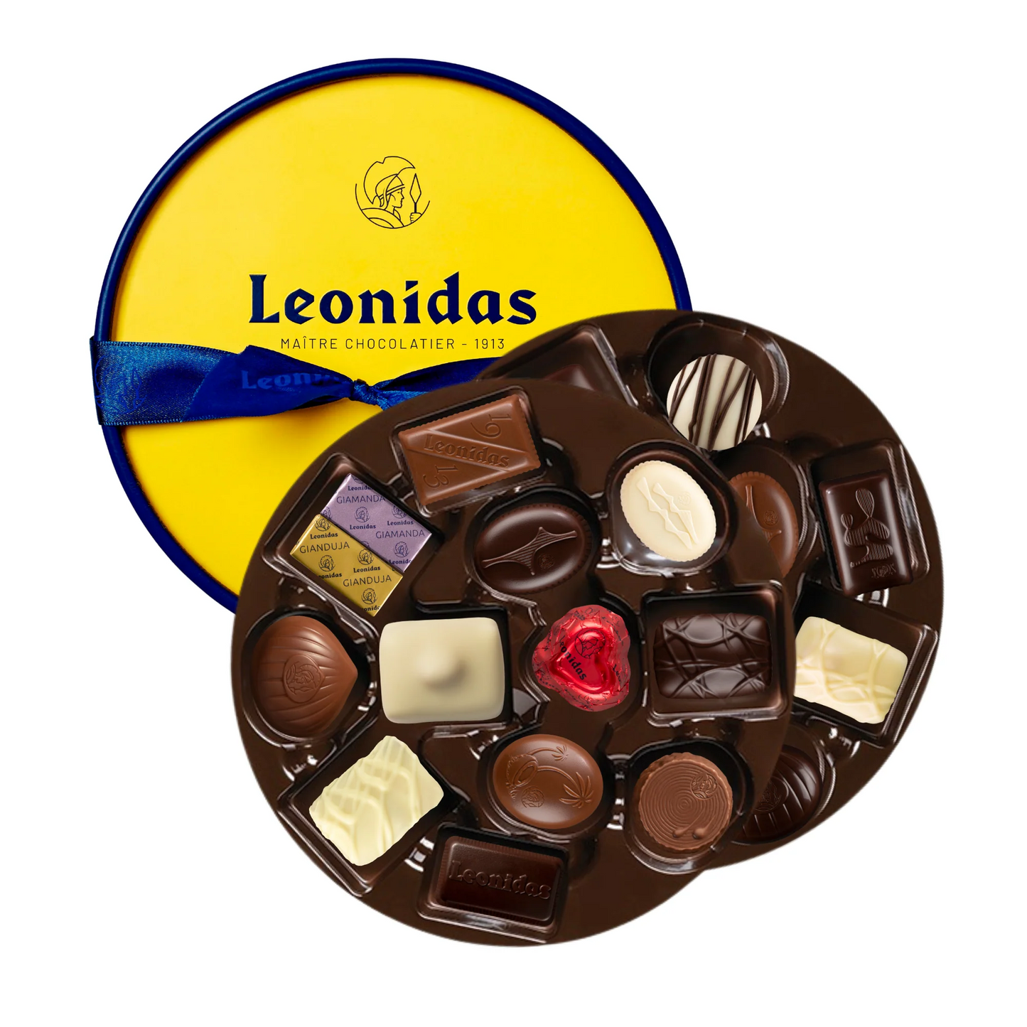 Leonidas Round Gift Box - 25 Chocolates - leonidasbrighton.co.uk - Leonidas Brighton