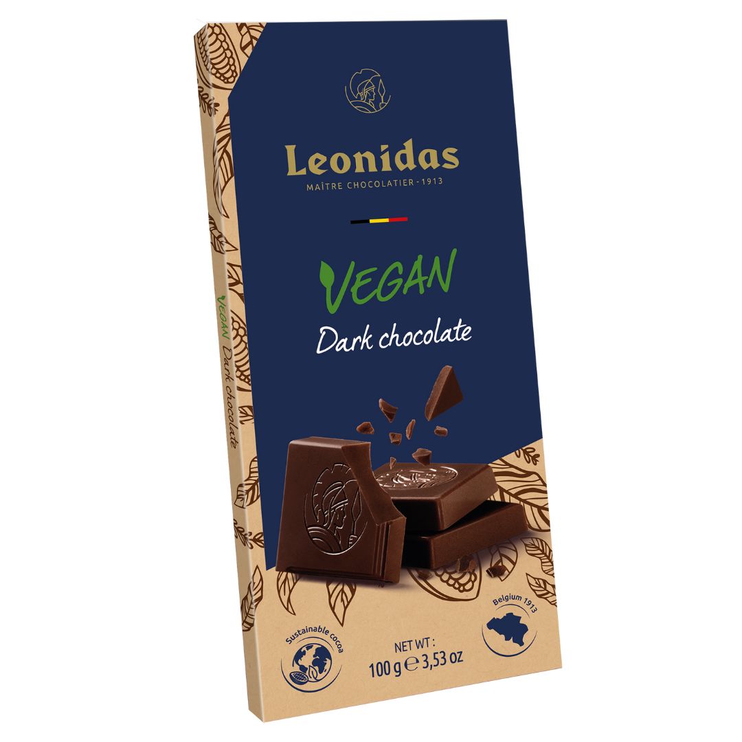 Vegan Dark Chocolate Tablet - leonidasbrighton.co.uk - Leonidas Brighton