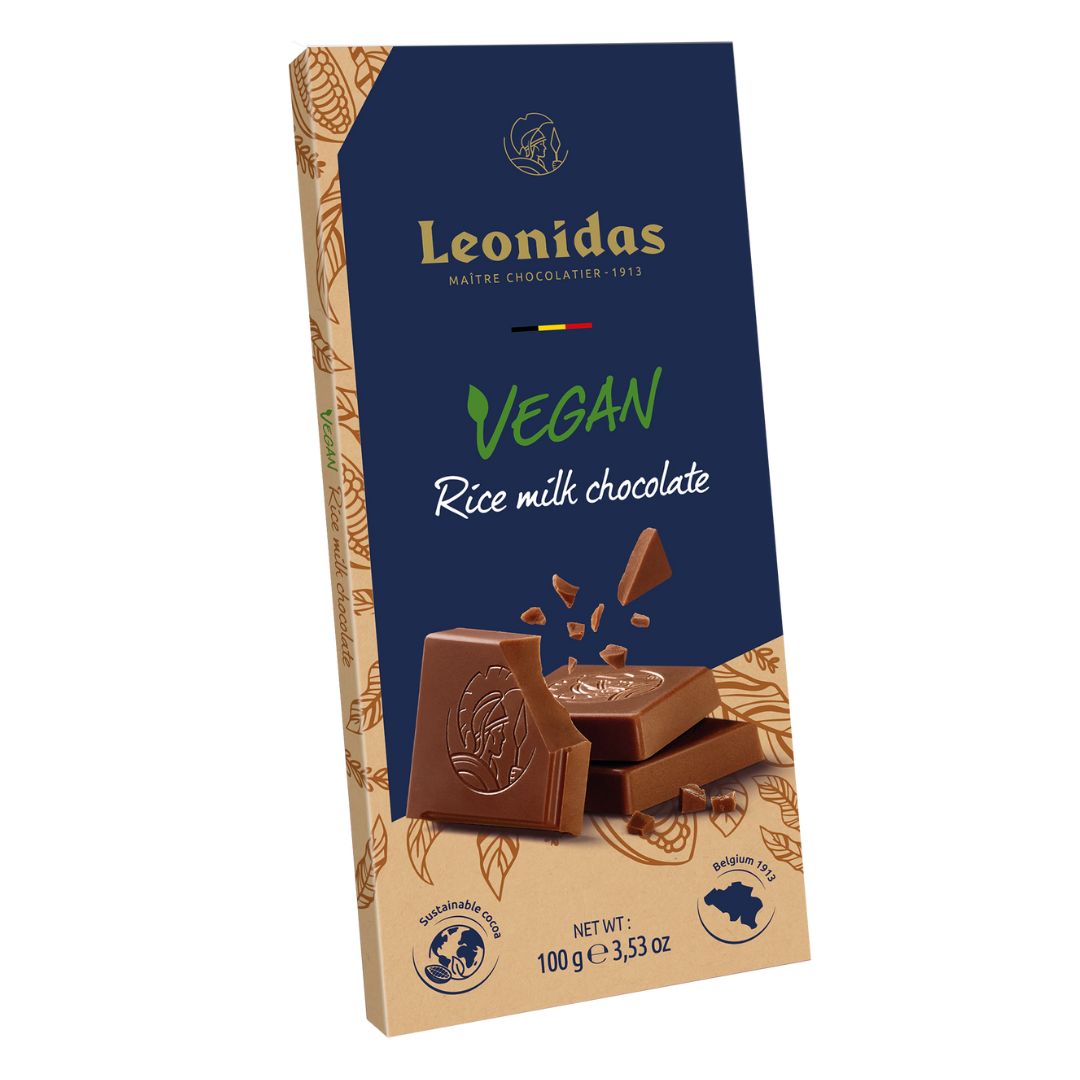 Vegan Rice Milk Chocolate Tablet - leonidasbrighton.co.uk - Leonidas Brighton