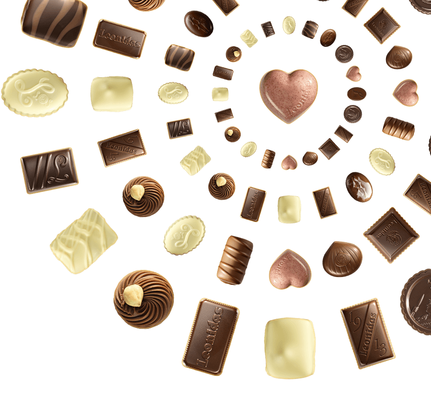 Metal Heart Box - 9 Assortment Chocolates - leonidasbrighton.co.uk - Leonidas Brighton