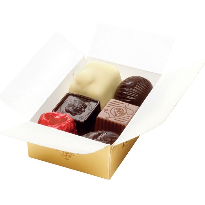 Tripple Pack of 6 Assortment Chocolates Mini Ballotin Box - leonidasbrighton.co.uk - Leonidas Brighton