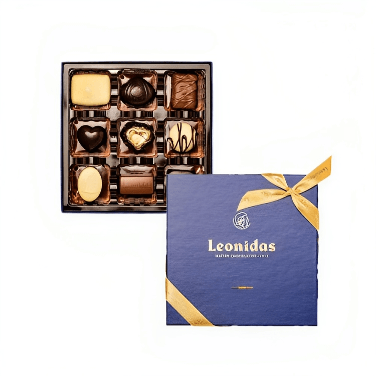 Leonidas Heritage Assortment Box 9 Chocolates - leonidasbrighton.co.uk - Leonidas Brighton