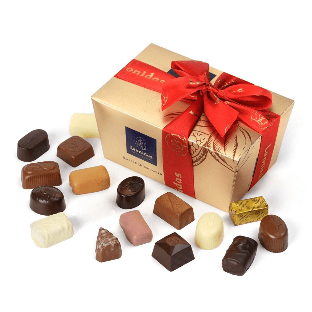 Leonidas Dark Be Ian Chocolate Assortment In Ballotin Gift Box 1 LB 453 G