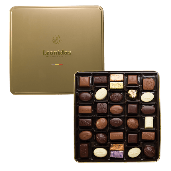 Leonidas Gold Tower Hamper - leonidasbrighton.co.uk - Leonidas Brighton