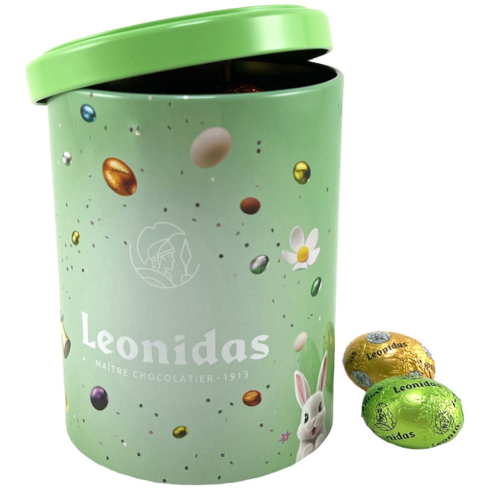 Cylinder Tin Easter with 45 Mini Easter Eggs - Build Your Own Selection