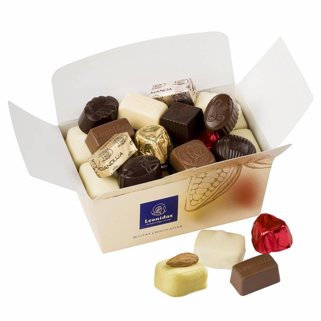 Leonidas Premium Ballotin TIN Box 500g Chocolates - leonidasbrighton.co.uk - Leonidas Brighton