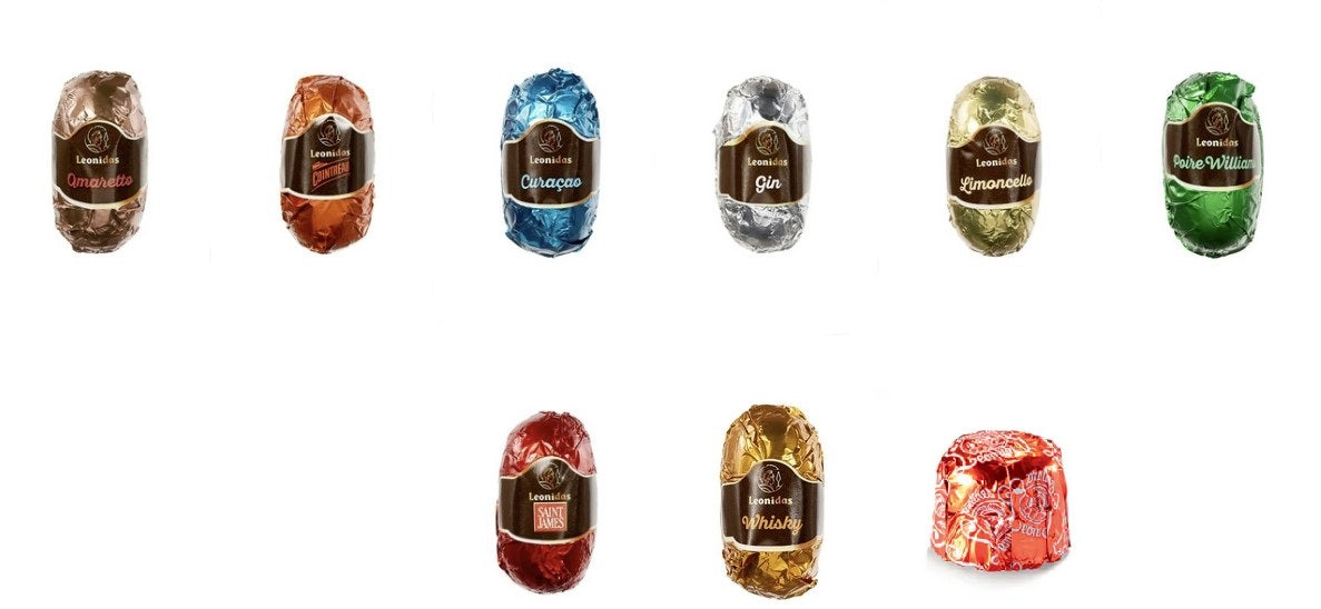 Liquor Chocolates Ballotin Box by weight - leonidasbrighton.co.uk - Leonidas Brighton