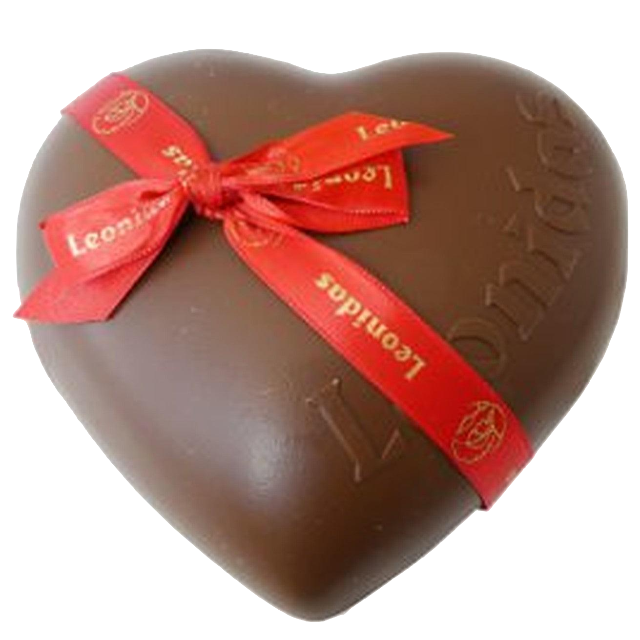 Valentine's Large Heart Chocolate in Round Box - leonidasbrighton.co.uk - Leonidas Brighton