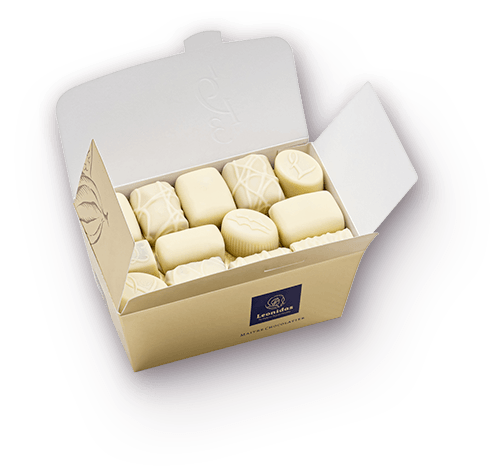 White Chocolates Ballotin Box - 15 Chocolates - leonidasbrighton.co.uk - Leonidas Brighton