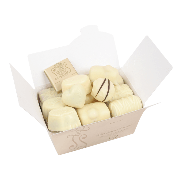 White Chocolates Ballotin Box - 15 Chocolates - leonidasbrighton.co.uk - Leonidas Brighton