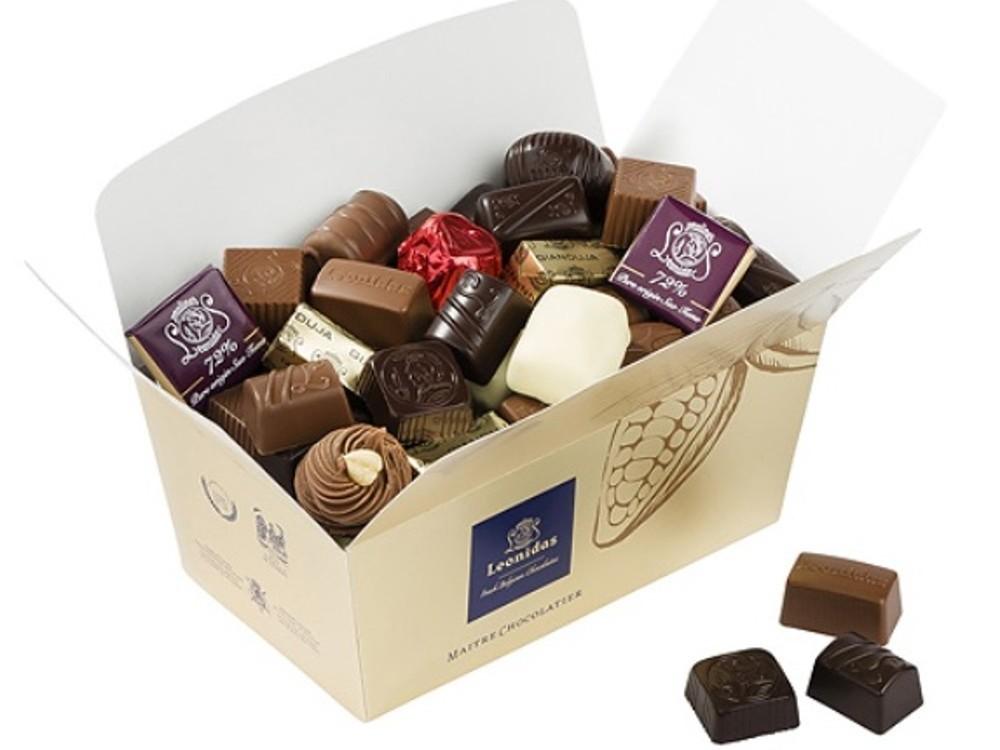 750g Chocolate ASSORTMENT Leonidas Blissful Ballotin Box - leonidasbrighton.co.uk - Leonidas Brighton