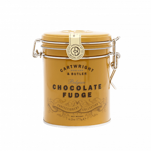 Cartwright & Butler Butter Fudge Tin Belgian Chocolate Fudge Tin - leonidasbrighton.co.uk - Leonidas Brighton