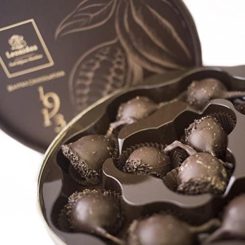 Cerisette Luxury Cherry Dark Chocolate Round Box - leonidasbrighton.co.uk - Leonidas Brighton