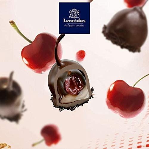 Cerisette Luxury Cherry Dark Chocolate Round Box - leonidasbrighton.co.uk - Leonidas Brighton