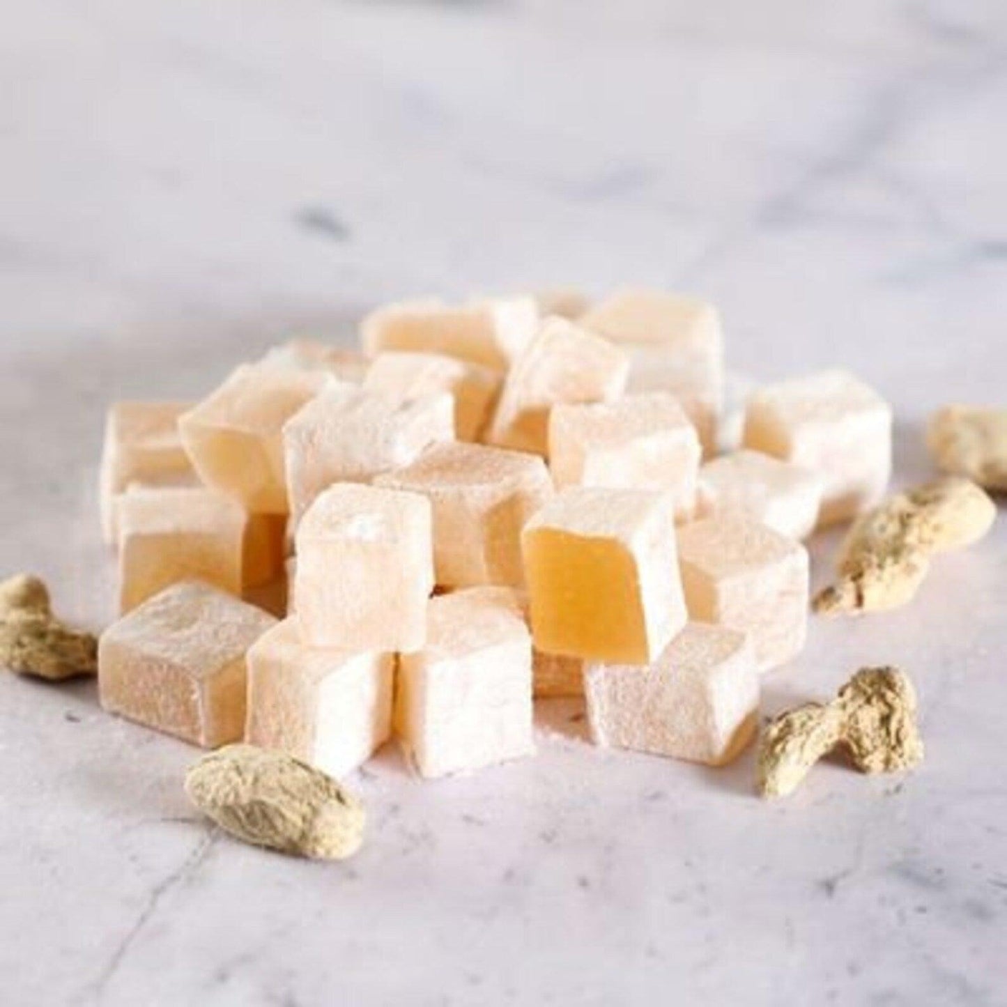 Divan Luxury Turkish Delights - Ginger Tin Box, individually wrapped - leonidasbrighton.co.uk - Leonidas Brighton