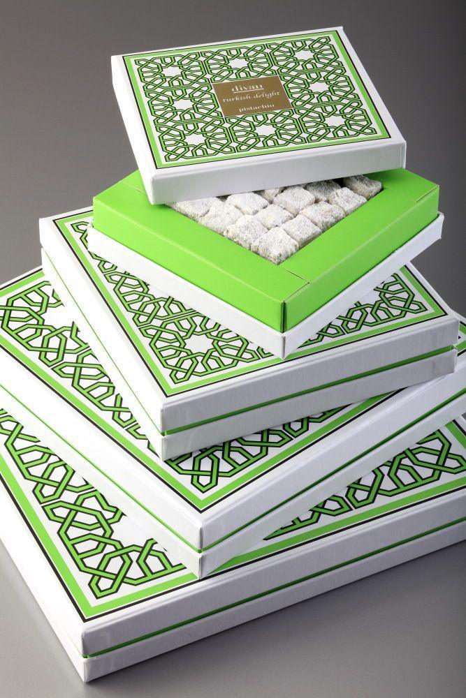 Divan Turkish Delight Double Roasted Pistachio Selcuk Collection 500 gr. - leonidasbrighton.co.uk - Leonidas Brighton