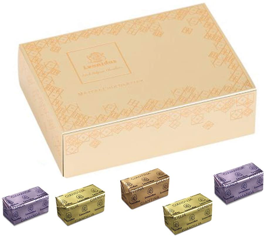 Golden Box Gianduja 24 Chocolates - leonidasbrighton.co.uk - Leonidas Brighton