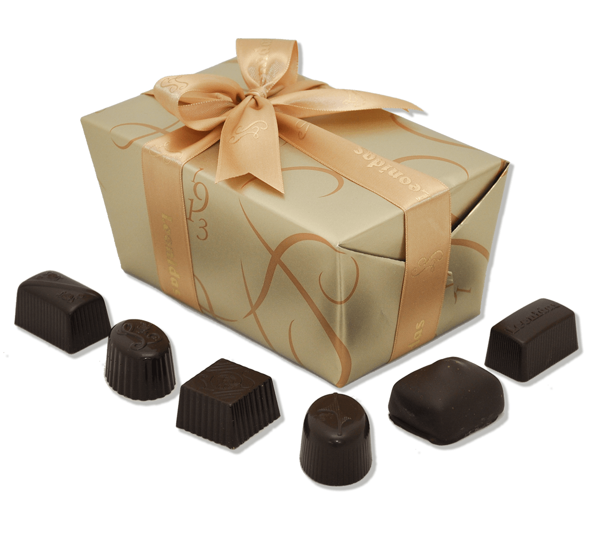 Leonidas KOSHER - DARK Chocolates Ballotin Box by weight - leonidasbrighton.co.uk - Leonidas Brighton