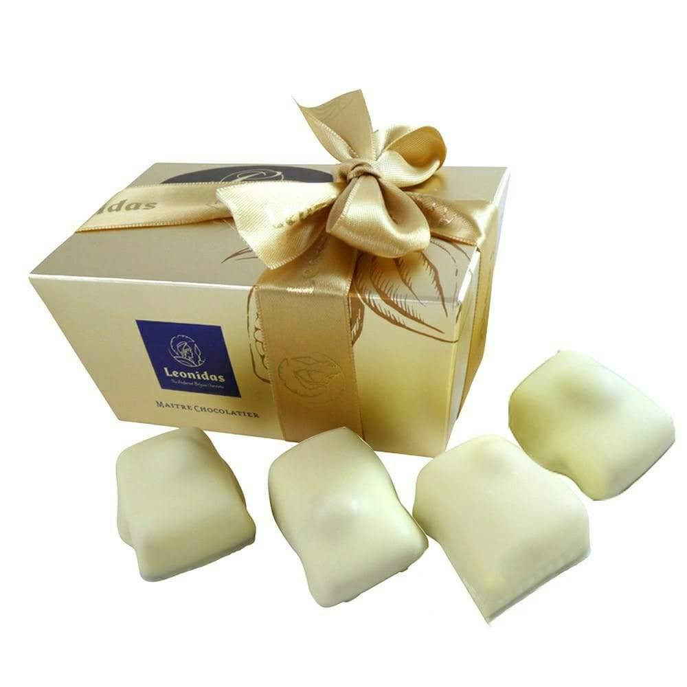 Leonidas Manon Café (Manon White Hazelnut) Ballotin Box by weight - leonidasbrighton.co.uk - Leonidas Brighton