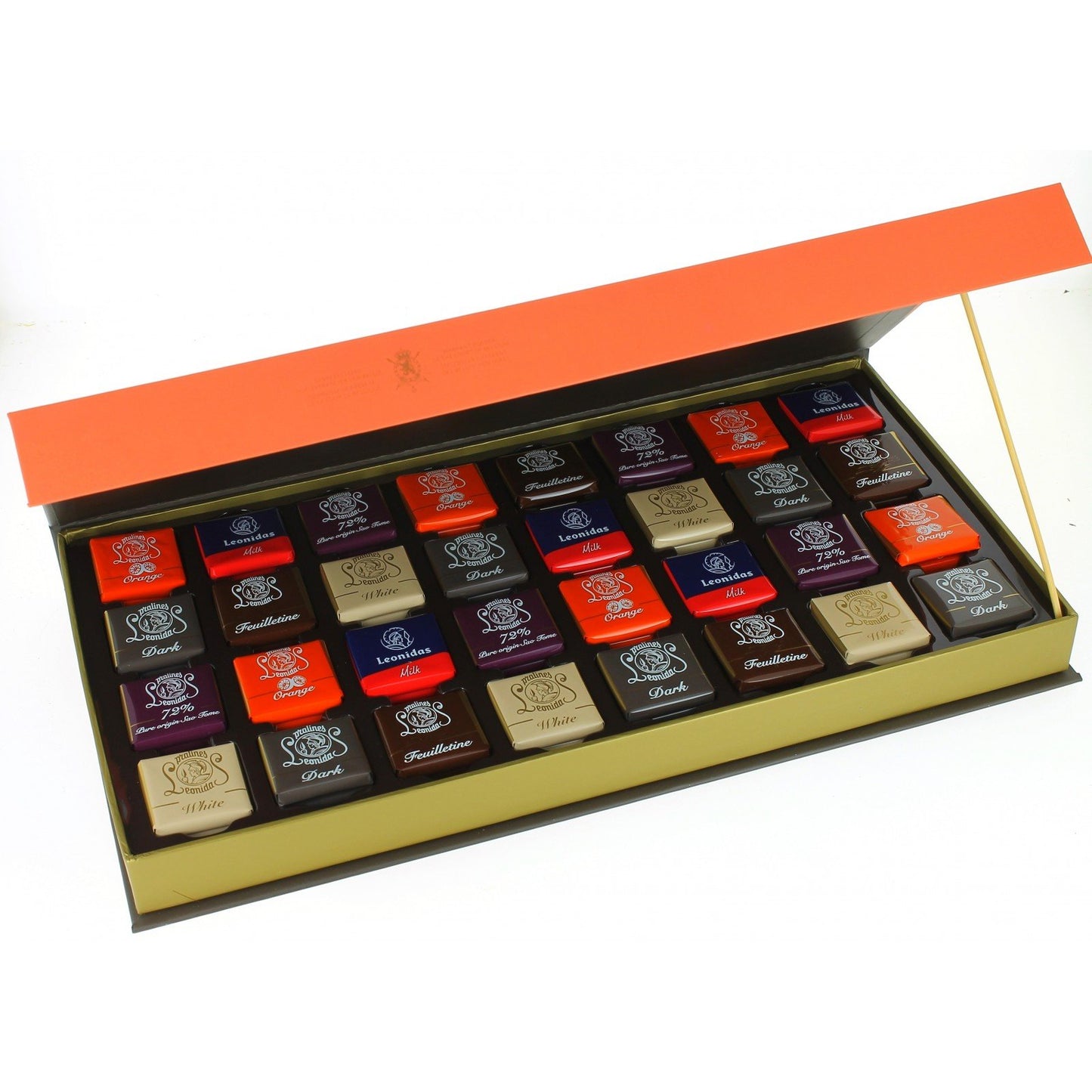 Napolitain 64 Chocolate Squares - leonidasbrighton.co.uk - Leonidas Brighton