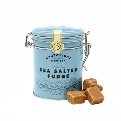 Cartwright & Butler Sea Salted Fudge Tin - leonidasbrighton.co.uk - Leonidas Brighton