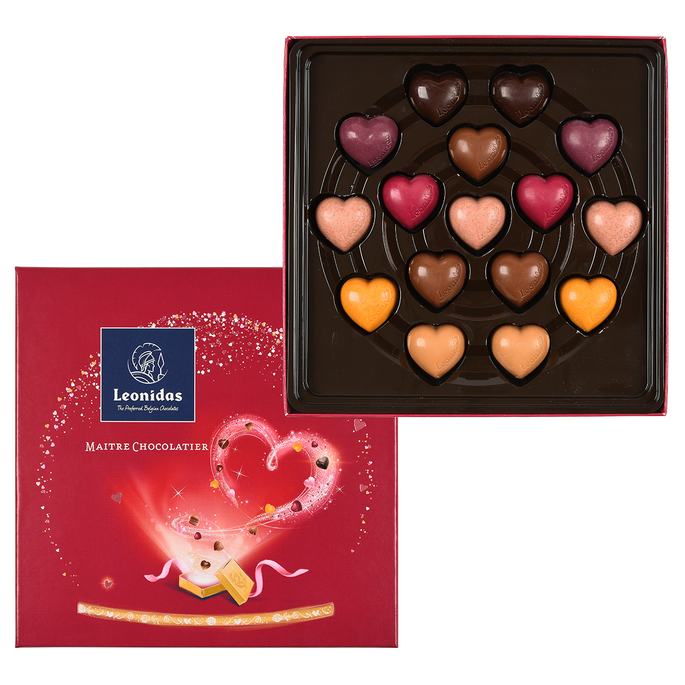 Valentine Love Chocolate Tower Set - leonidasbrighton.co.uk - Leonidas Brighton