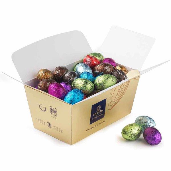 ASSORTMENT Mini Easter Eggs in Ballotin Box by weight - www.chocolateorders.com - Leonidas Brighton