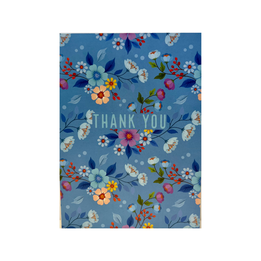 
                  
                    'Thank You' Floral Greeting Card
                  
                