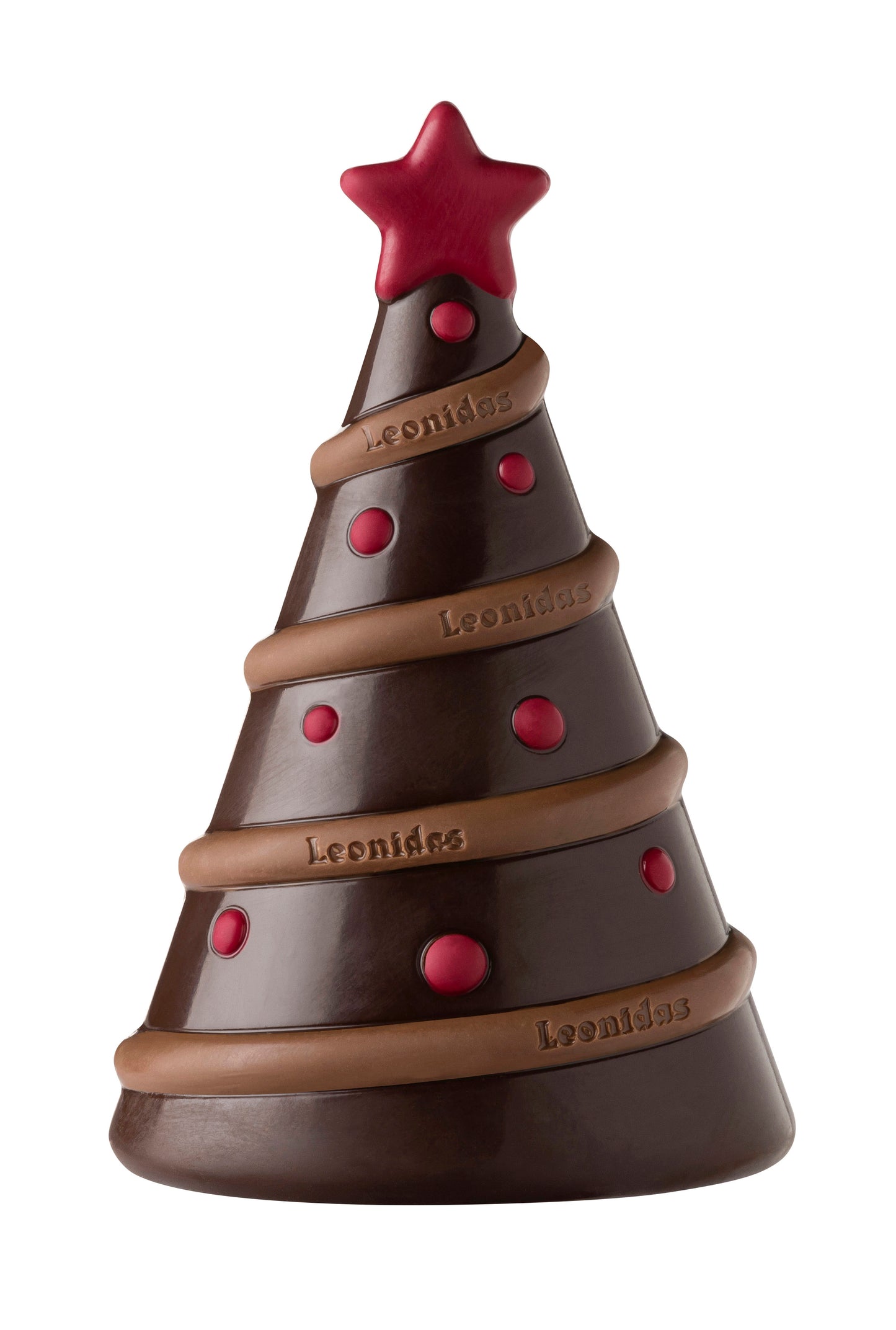 Christmas Tree Dark Chocolate Figure 50g.+4 Xmas balls