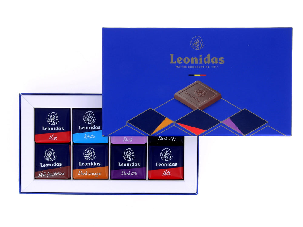 Napolitain 16 Chocolate Squares - leonidasbrighton.co.uk - Leonidas Brighton
