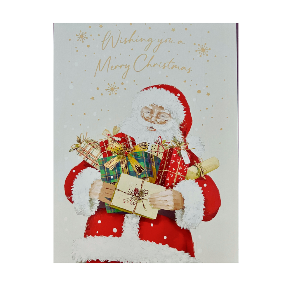 
                      
                        'Wishing you a merry Christmas' Greeting Card
                      
                    