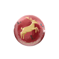 Christmas Medium Red Tin with Christmas Chocolate Balls - leonidasbrighton.co.uk - Leonidas Brighton
