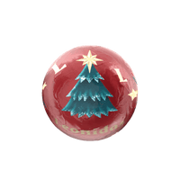 Christmas Medium Red Tin with Christmas Chocolate Balls - leonidasbrighton.co.uk - Leonidas Brighton