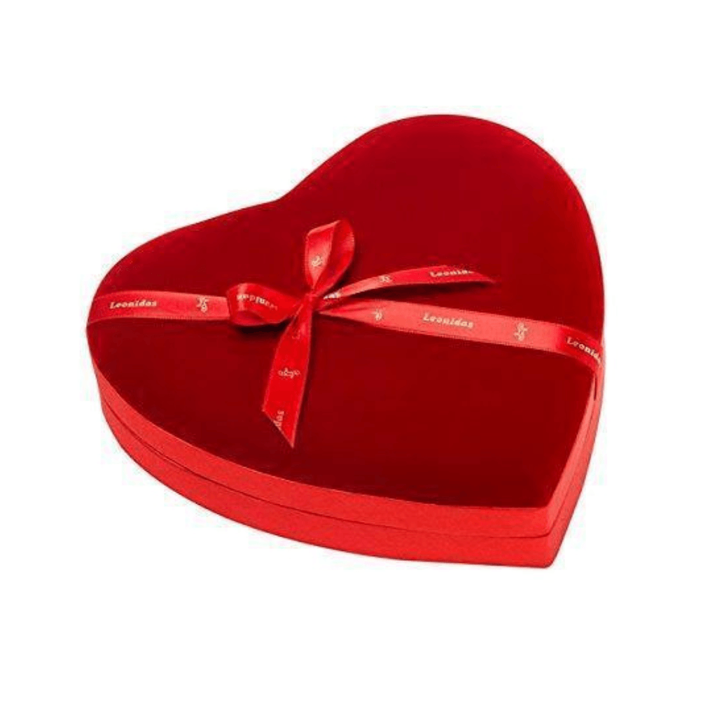 Leonidas Velvet Heart Box Medium - Your selection of chocolates - leonidasbrighton.co.uk - BYOB