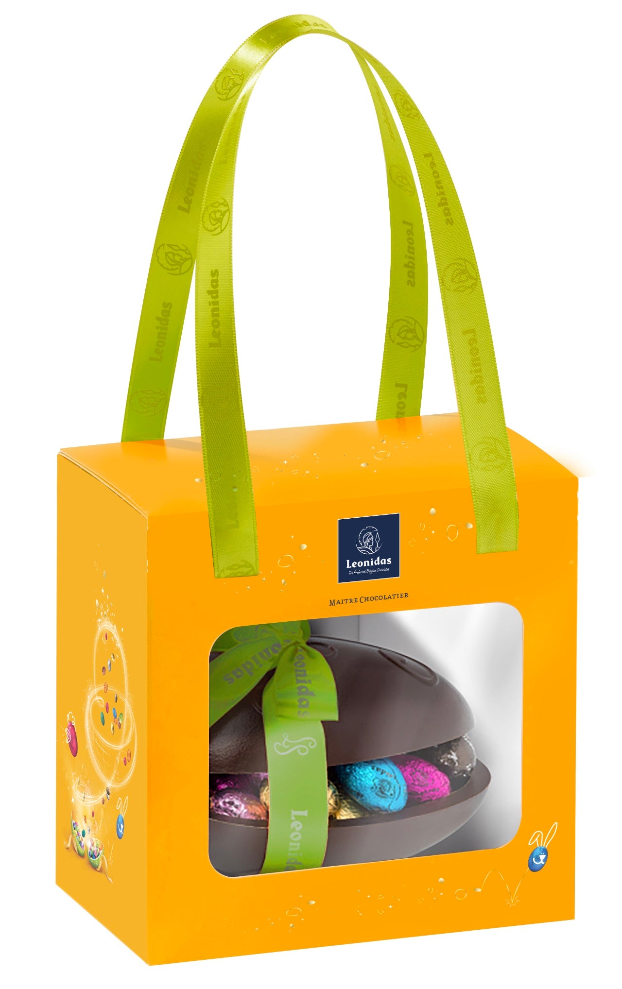 
                  
                    Size 1 - Leonidas Chocolate Easter Egg in Gift Box + 8 Mini Eggs
                  
                