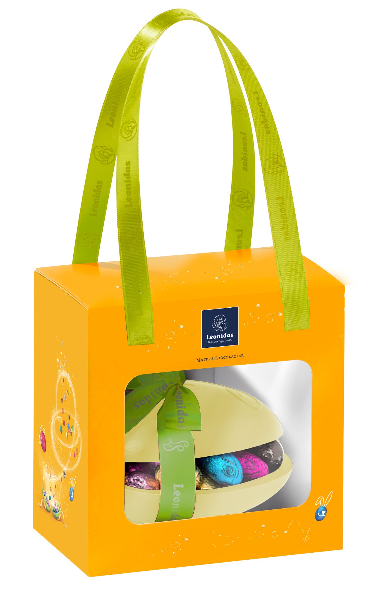 
                  
                    Size 3 - Leonidas Chocolate Easter Egg in Gift Box + 25 Mini Eggs
                  
                