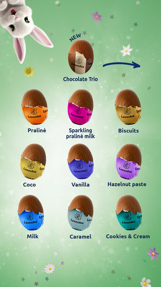 
                  
                    Leonidas Belgian Chocolates, Egg-Shaped Easter Tin with Mini Easter Eggs
                  
                