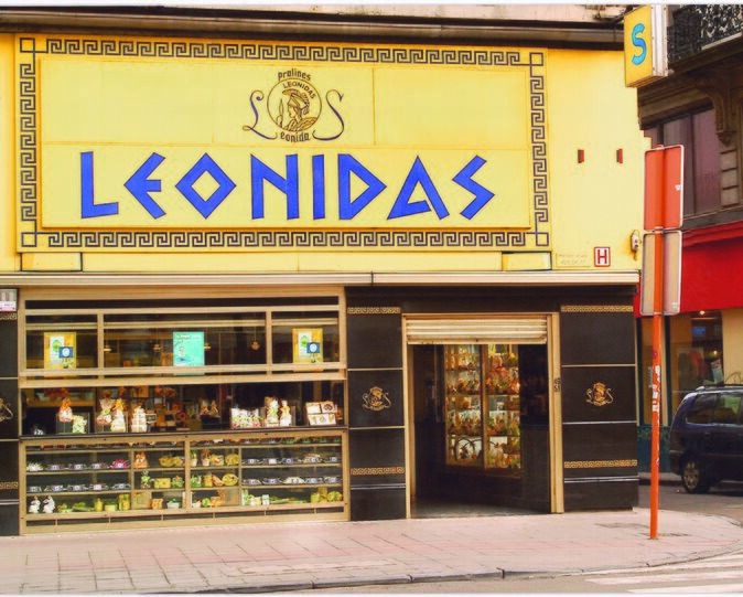 Leonidas shop from 1985
