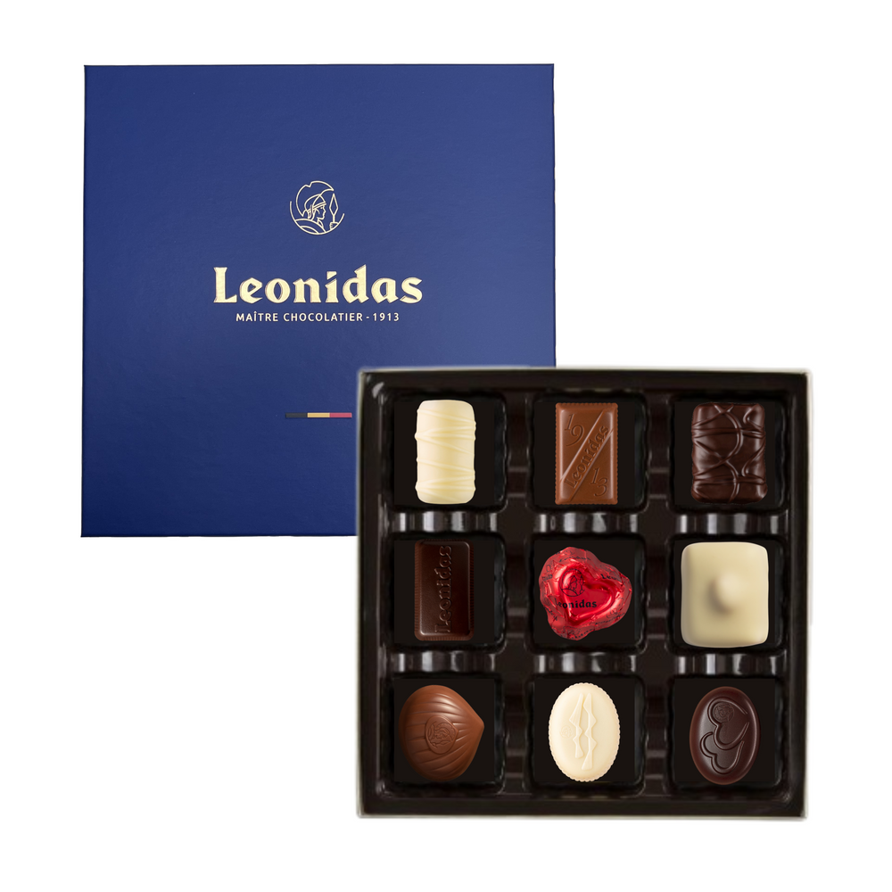 Leonidas Heritage Assortment Box 9 Chocolates